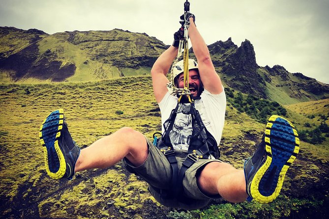 Zipline and Hiking Adventure Tour in Vík - Weather reality in Vík: dress for rain and wind, but trust the safety call